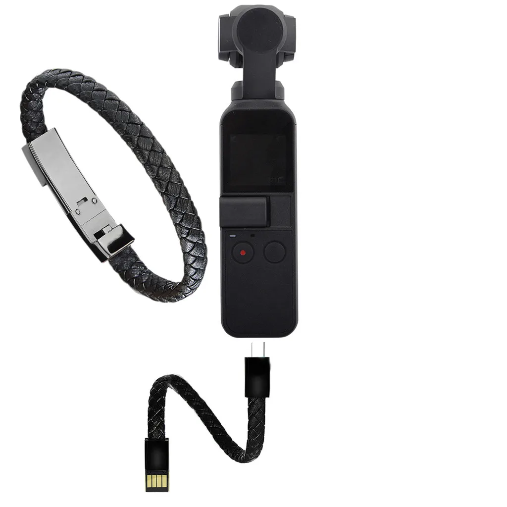 Спортивный Браслет type-C или usb-кабель для зарядного устройства для телефона, провод для передачи данных, кабель для DJI OSMO Pocket, дизайн