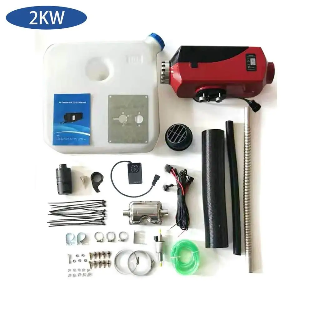 

12V 2Kw/3Kw/5Kw/8Kw Air Heater Diesel Heater Parking Heater Air Heater Car Truck Boat Universal Air Heater Red Black