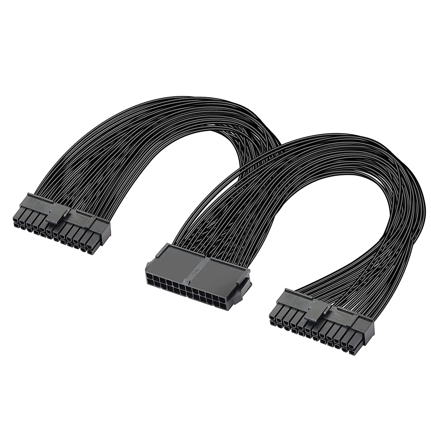 Dual Netzteil netzteil 24 pin ATX Motherboard Splitter Kabel ATX  Motherboard Verlängerung Kabel NETZTEIL Weiblichen zu Männlichen Y Adapter  kabel - AliExpress