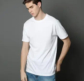 

2019 new high quality Summer Men Short sleeve O-neck T-shirt An grey white