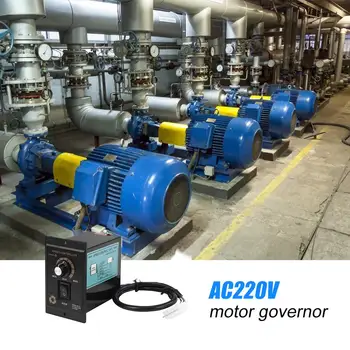 

Motor Governor AC220V Motor Speed Needle Regulator Controller Forward and Reverse Interface 3.96 (500W)
