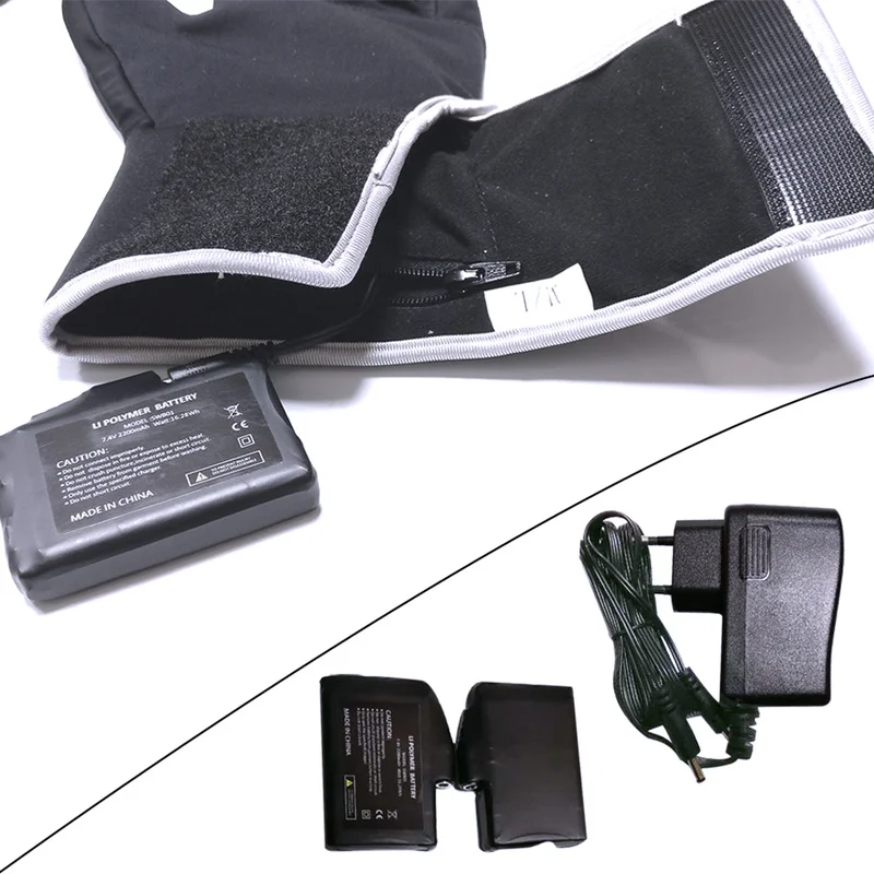 Зимние перчатки с электрическим подогревом из овчины, трехрежимные Термостатические рукавицы с подогревом для женщин и мужчин, ветрозащитные перчатки с сенсорным экраном
