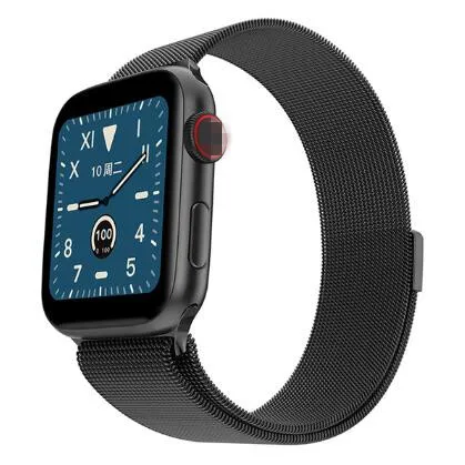 Metal Black W68 умные часы серии 5 для мужчин и женщин Iwo 8 Lite Iwo 10 монитор сердечного ритма напоминание о звонках для Android Apple PK P68 W34 IWO11 - Цвет: Metal Black