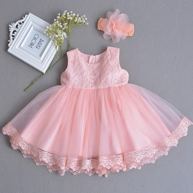 Iyeal Infant Baby Girls Flower Dresses Christening Gowns Newborn Babies