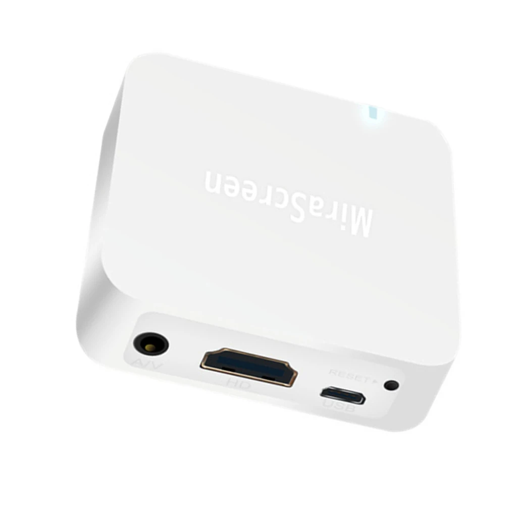 Автомобильный wi-fi-дисплей Коробка двойной порт AV HD Навигация Аудио Видео беспроводной экран зеркального ключа