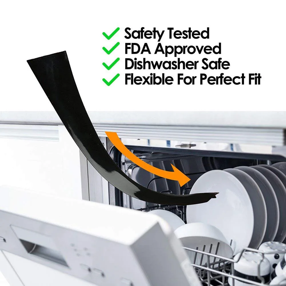 2 шт кухня силиконовая плита счетчик зазоры крышка термостойкие щели заполнения полосы OCT998