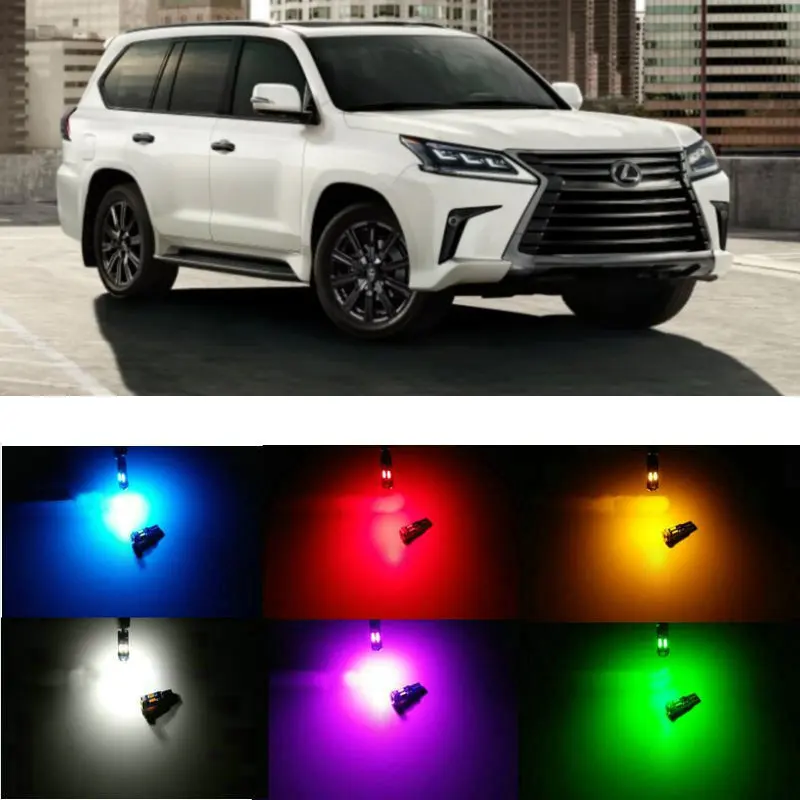 

20pc/lot canbus t5 Dashboard LED Light Bulbs For Lexus LX570 RX350 RX450h ct es gs gx hs is lc lfa ls lx nx rc rx sc ux