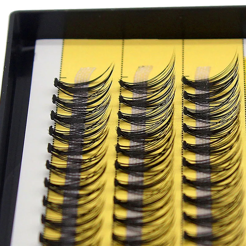 Ресницы Kimcci накладные из искусственной норки натуральные 3D объемные