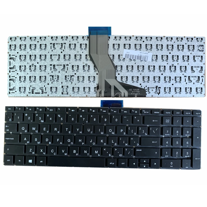  Russian laptop keyboard for HP 15-BS 15-BW 15-BS015DX 15-bs573tx 15-bs007tx TPN-C129 925008-001 PK1