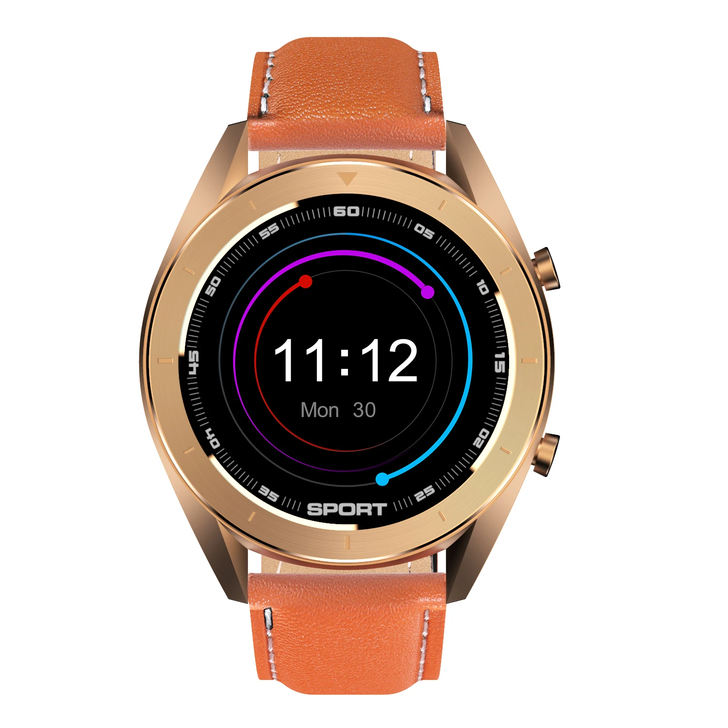 Gold Brown Leather Смарт-часы DT99, Bluetooth, для воспроизведения музыки, водонепроницаемые, для женщин, мужчин, часы, фитнес-трекер, для сна, монитор, пульсометр, умные часы - Цвет: Gold Brown Leather