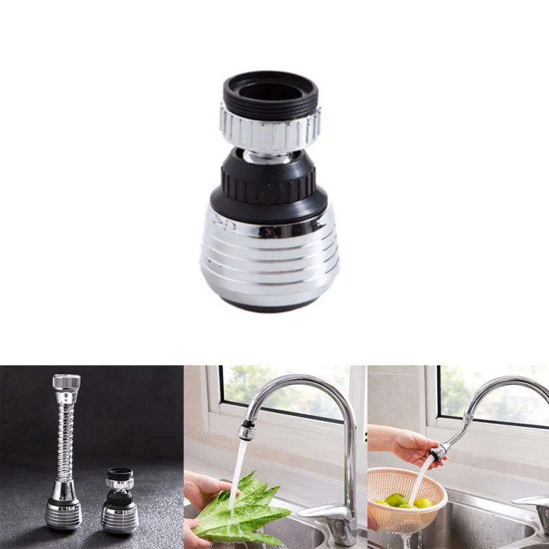 360 градусов воды Bubbler поворотный кран аэратор головка экономии адаптер