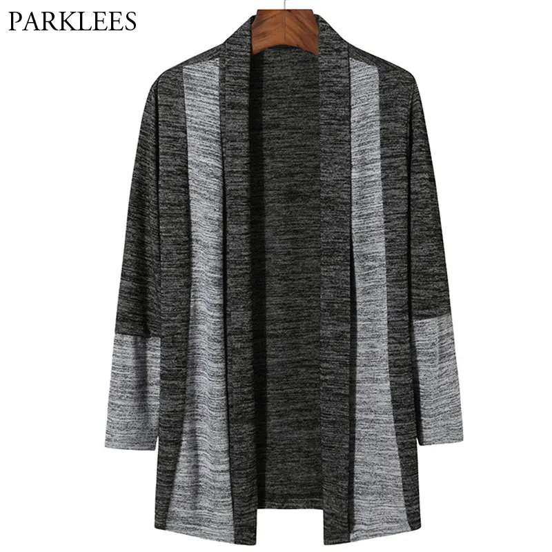 Patchwork Cardigan Sweater Men Stylish Shawl Collar Mens Sweaters Coat Casual Slim Fit Men's Cardigan Tops Pull Homme Sweter XXL Patchwork Cardigan Sweater Men Stylish Shawl Collar Mens Sweaters Coat Casual Slim Fit Men's Cardigan Tops Pull Homme Sweter XXL