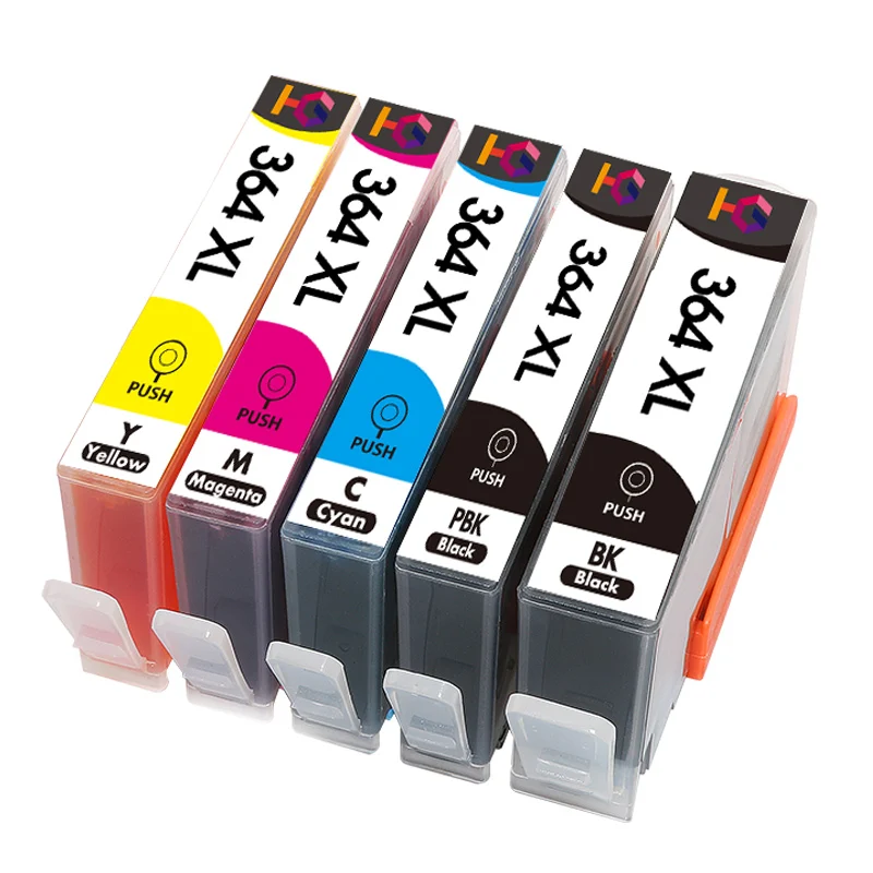 Printer Ink Cartridge 4 pcs for HP364XL HP 364 XL for HP Photosmart 5510 5515 6510 B010a B109a B209a Deskjet 3070A HP364