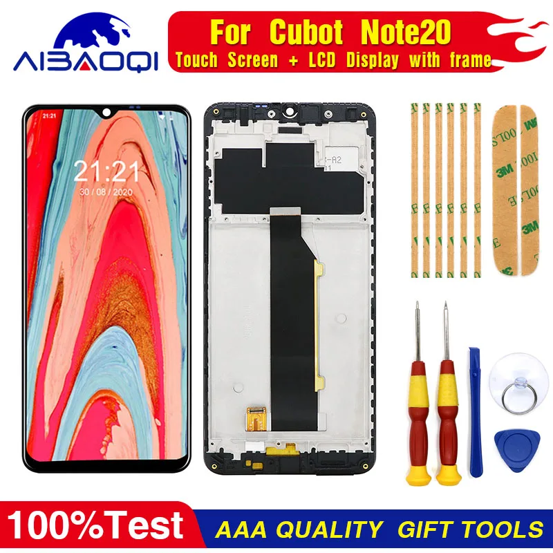 Новый Оригинальный сенсорный ЖК-экран для Cubot Note 20/Note 20 Pro сменные детали +
