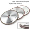 100/125/150/200mm Diamond Grinding Wheel enhanced Resin Cutting Disc use for Tungsten Steel Milling Cutter Sharpener 240 Grit ► Photo 2/6