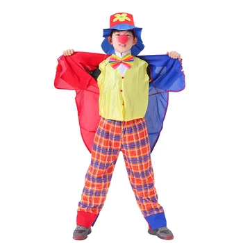 

Children Fancy Clown Cosplay Costume Halloween Party Masquerade Naughty Infantil Joker Circus Stage Performance Clothing Set