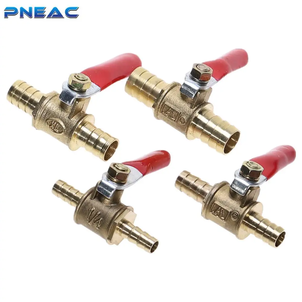 Pneac 6 мм 12 пневматические фитинги штуцер для шланга в он лайн латунный шаровой