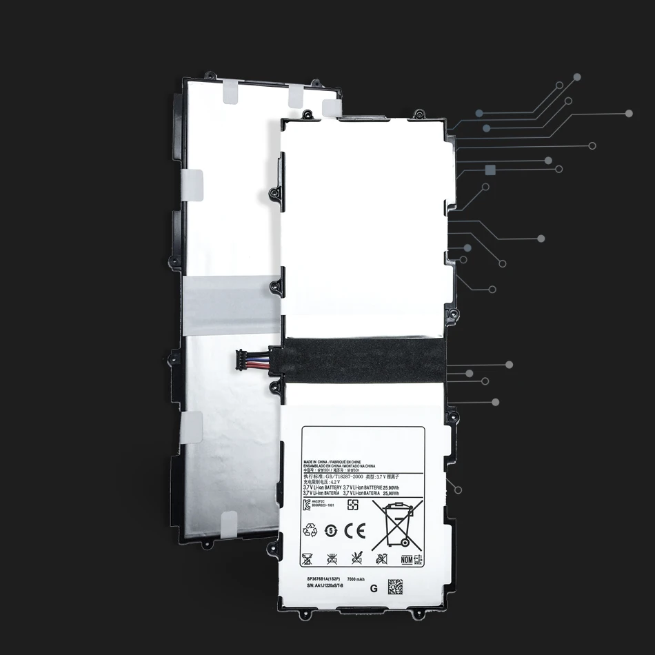 Для samsung Galaxy Note 10,1 GT-N8000 N8005 GT-N8010 N8013 N8020 P7500 GT-P7510 P5100 P5113 Батарея SP3676B1A телефон Батарея