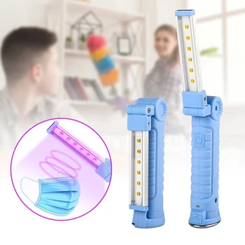 

HOT UV Light LED Ultraviolet Lamp Portable Handheld USB Charging for Home Toilets Cleaning TI99