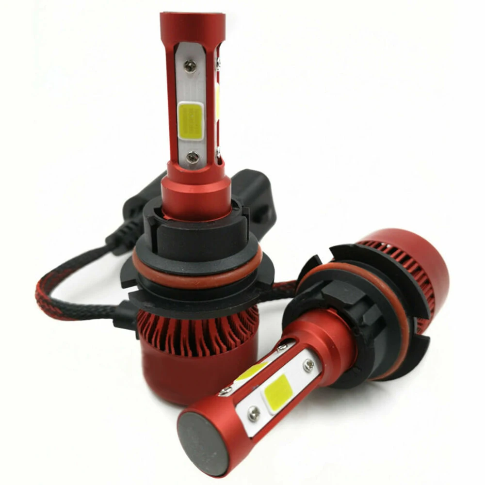 

2pcs car 9004 HB1 LED Headlight Kit high quality 2300W 345000LM White 6000K 4-Sided Light Bulb accessories