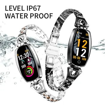 

H8 SmartWatch Women IP67 WaterProof Heart Rate Monitoring For Android/IOS Multiple Sport Mode Fashion Bracelet Smart Watch