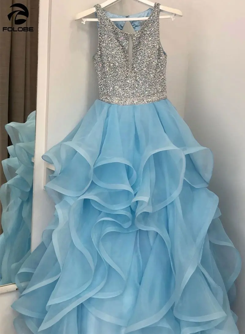light blue grade 8 grad dress