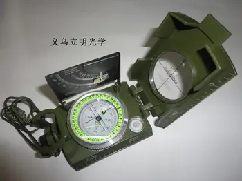 

Multifunctional Compass All Metal Military Waterproof High Accuracy Compass with Bubble Level for Outdoor Activities
