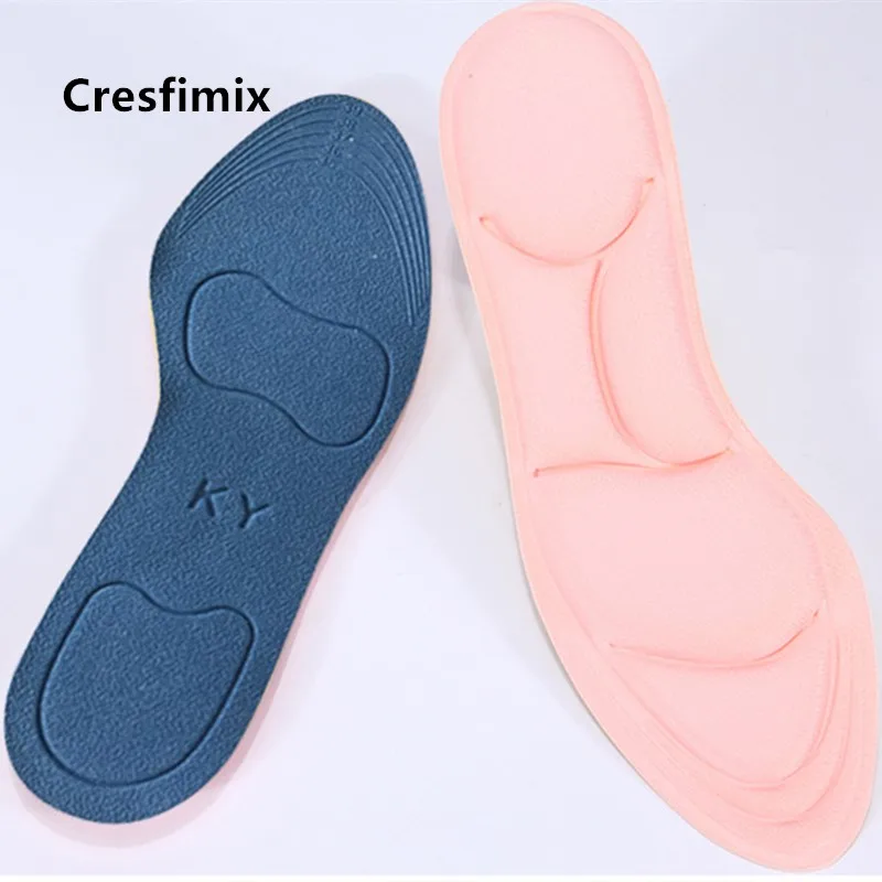 Cresfimix Plantilla De Zapatos, Дамский светильник, амортизирующие туфли из губчатого материала, женская модная обувь, стельки C5585