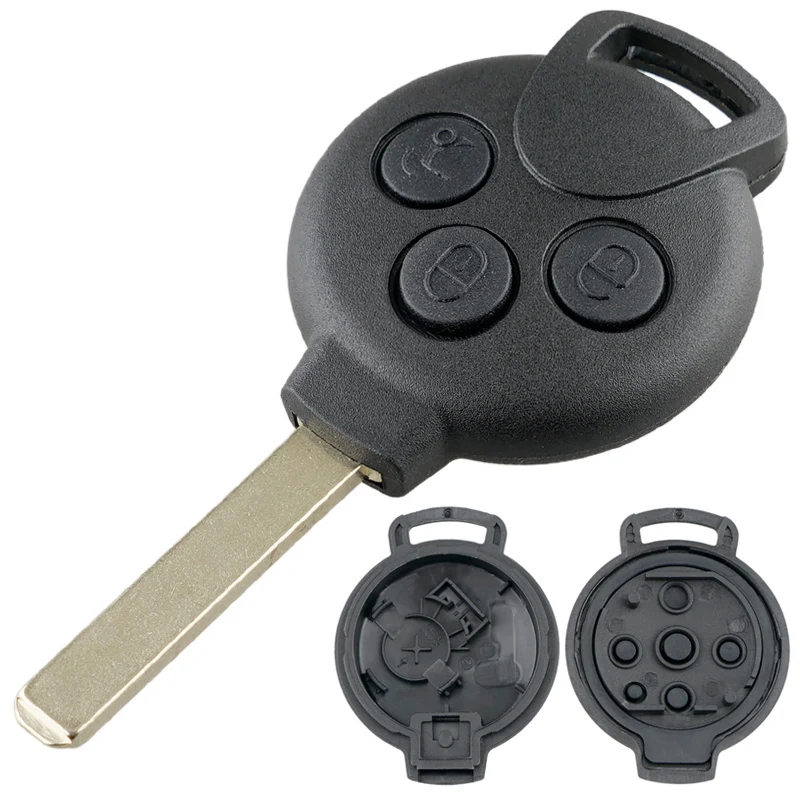 

3 Buttons Remote Car Key Shell Case Fit for Mercedes-Benz Smart 451 2007-2013