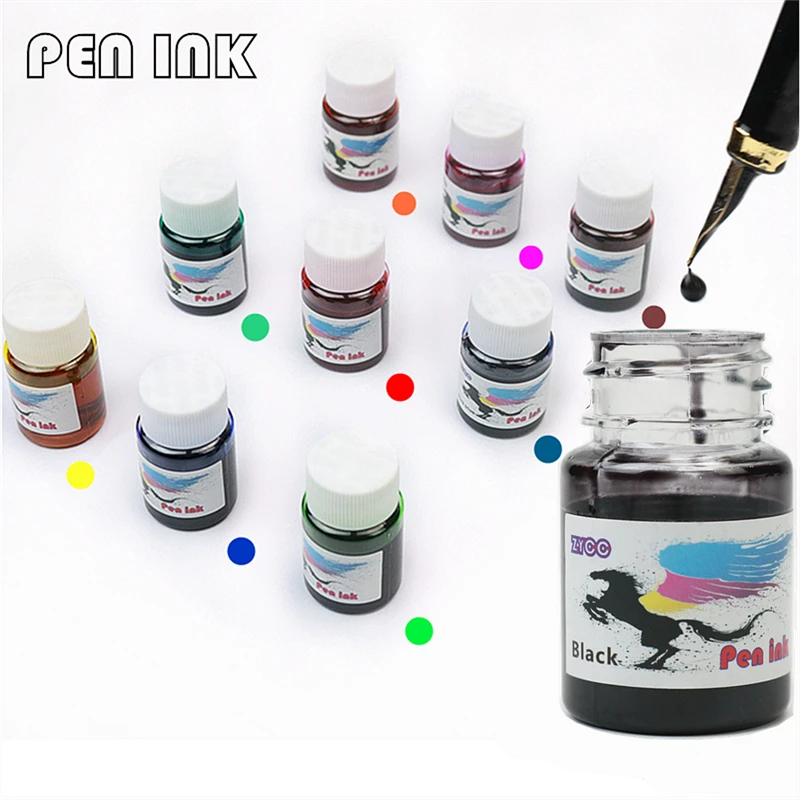 Fountain pen ink The color is bright and fresh Suitable for most water based ink pens