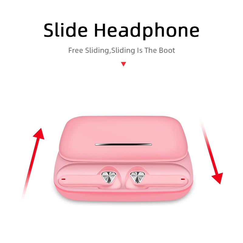 CLAITE BE36 TWS Bluetooth наушники 5,0 Hi-Fi бас наушники коснитесь сенсорные водонепроницаемые спортивные гарнитуры с выдвижным беспроводным зарядным устройством