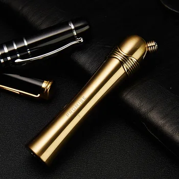 

Luxury Type Stainless Steel Gas Cigarette Lighter Fashion Inflatable Ancient Silver Lighter Mirror Windproof Cigar lighter