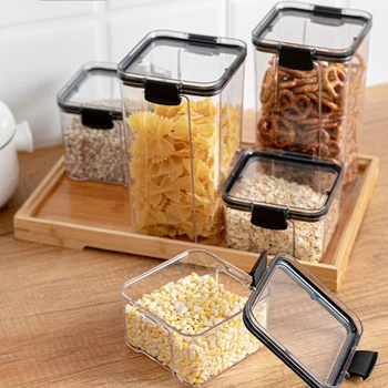 

Kitchen Food Storage Containers Set Airtight Dry Food Freezer Safe