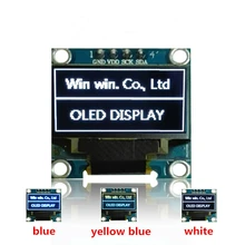 Novo 0.96 polegada iic serial branco/azul/amarelo oled módulo de exibição 128x64 i2c ssd1306 12864 placa de tela lcd para arduino