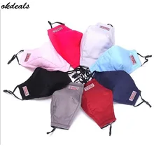 Хлопок PM2.5 рот маска против пыли Ветрозащитный рот муфельной бактерии доказательство маски для лица для защиты от гриппа уход