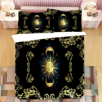 

Moon 3D Printed 3pcs Bedding Set Duvet Cover Bed Cover Set Bedspreads Home Textiles