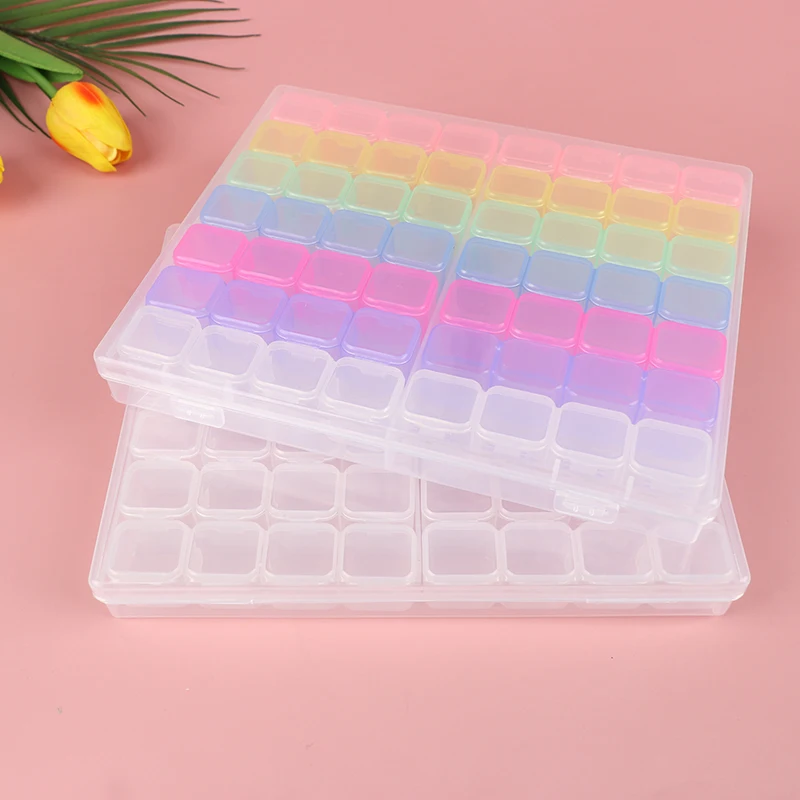 Diamond Painting Tools Nail Tools 56 Cells Plastic Storage Box Tool Accessories