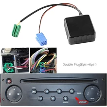 Автомобильный Bluetooth-адаптер с интерфейсом MINI ISO 6Pin и 8Pin для Renault моделей 2005-2011, стерео CD-хост Автомобильный Bluetooth-адаптер с интерфейсом MINI ISO 6Pin и 8Pin для Renault моделей 2005-2011, стерео CD-хост
