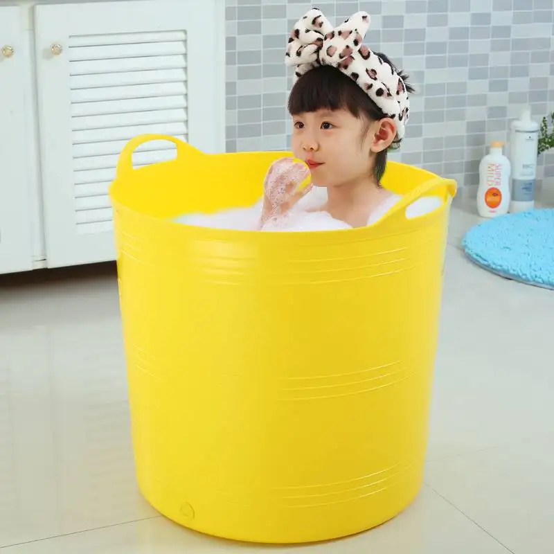 

Swimming Bath Tub Bath Basin Large-Volume Box Circle Children Bath Bucket Large Size xi yu tong Extra-large No. Fully