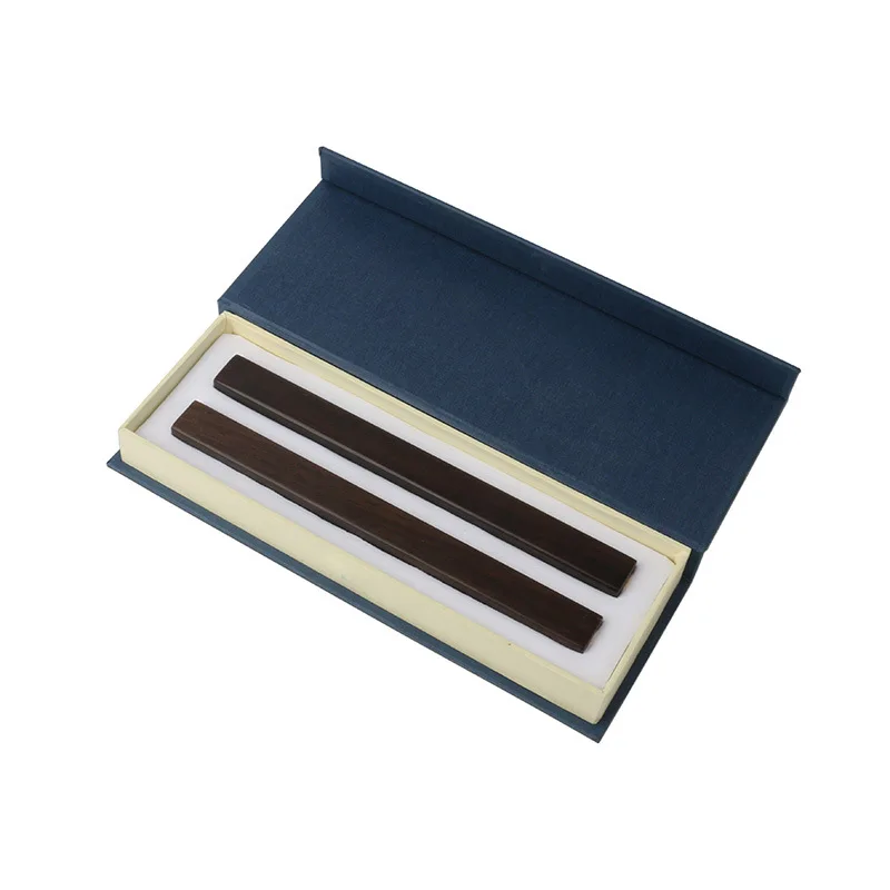 

22 Cm Gift Box hei zhi mu with Bronze Paperweight Black And Red Sandalwood Plain Paperweight Brush Calligraphy Press Paper Paper