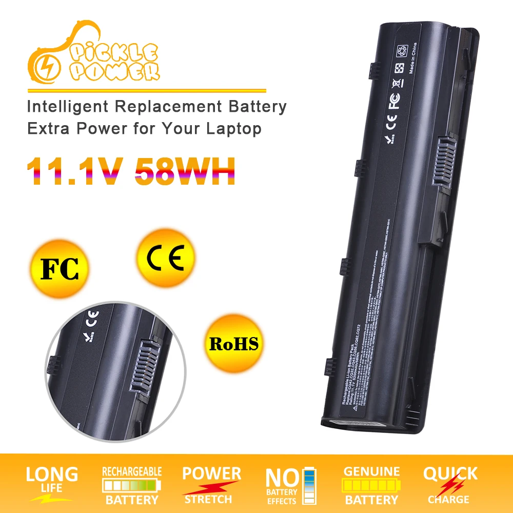 Аккумуляторы для ноутбуков HP Pavilion CQ42 CQ32 G42 CQ43 G32 DV6 G4 G6 G7 6 ячеек 5200 мАч 593553-001 MU06 |