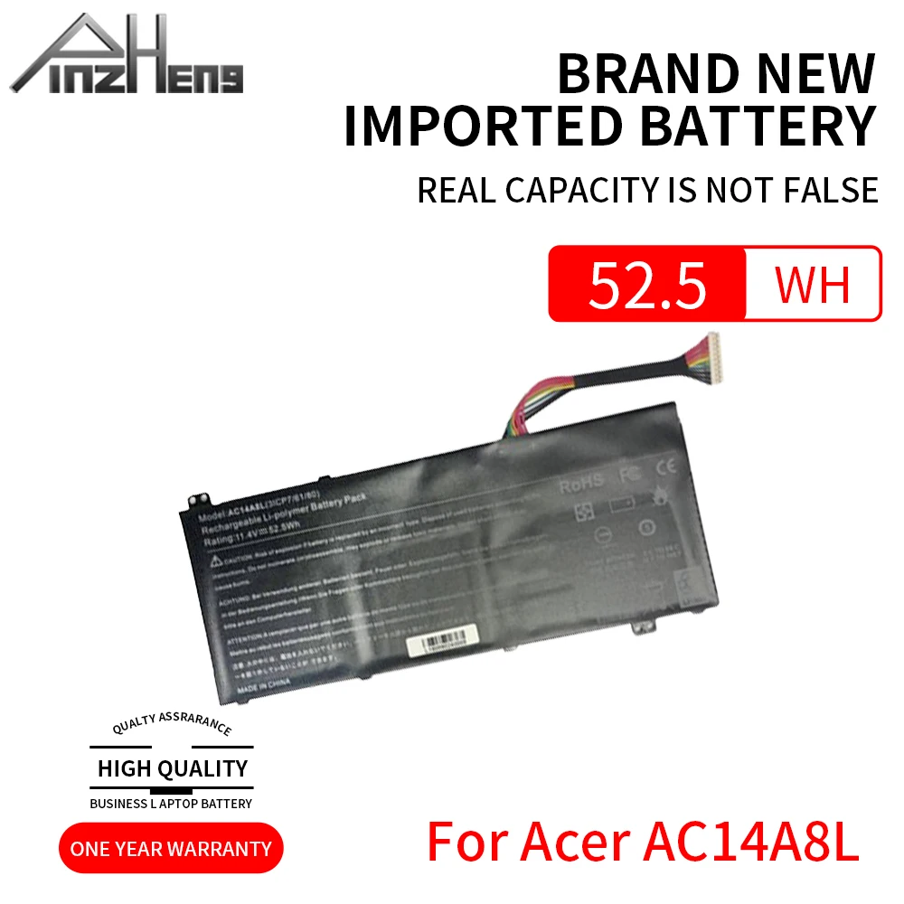 Аккумулятор для ноутбука PINZHENG AC14A8L Acer Aspire VN7-571 VN7-571G VN7-591 VN7-591G MS2391 KT.0030G.001 11 4 V 4605mAh |