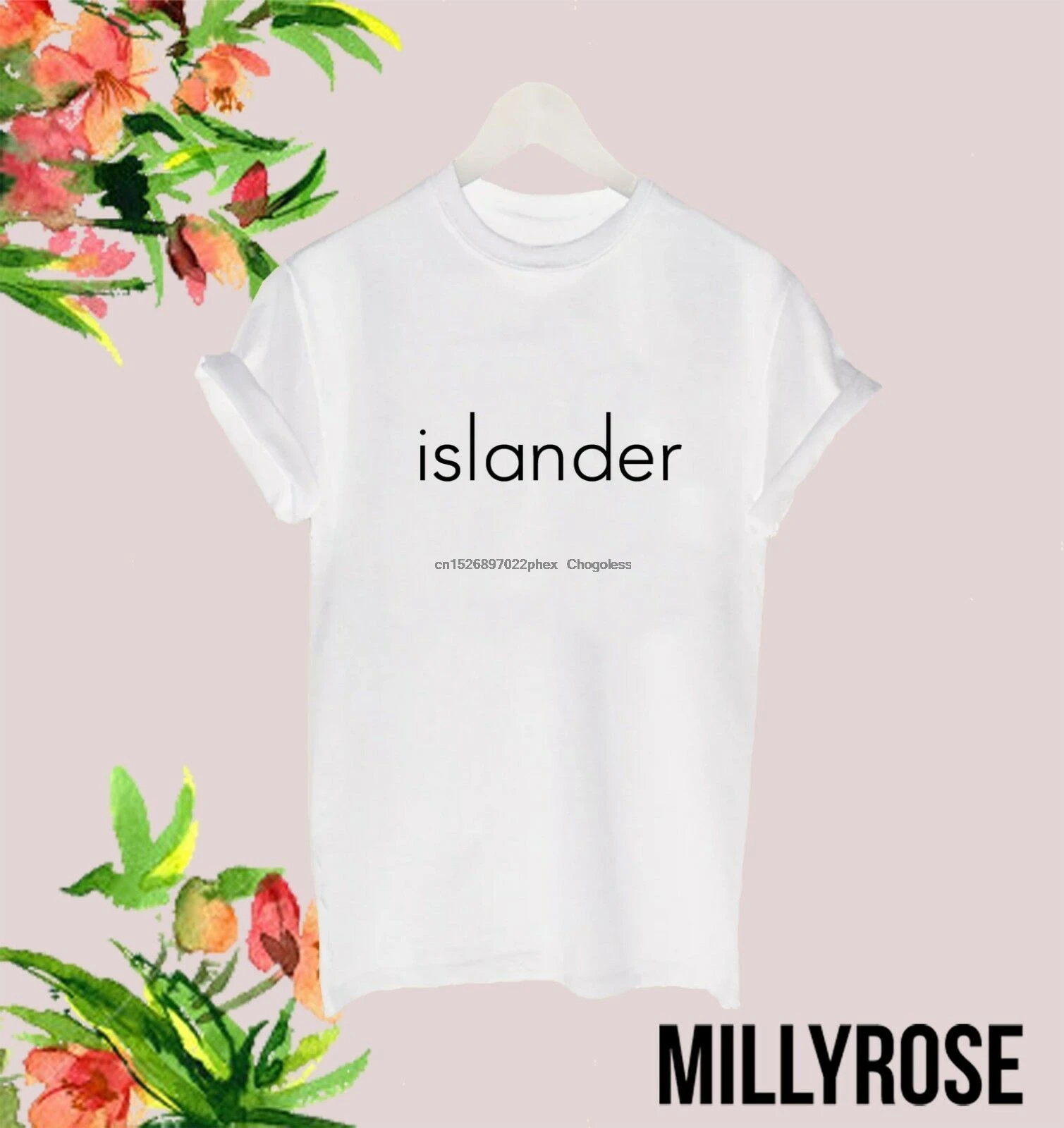 Женская футболка с принтом LOVE ISLAND ISLANDER | Мужская одежда