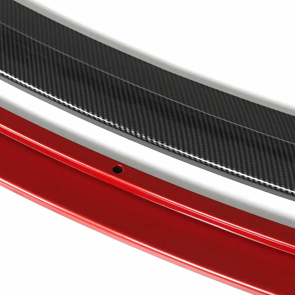 Universal 4pc Car Front Bumper Splitter Lip Diffuser Spoiler Body Kit For VW Golf MK5 MK6 MK7 CC For Passat For Jetta For Toyota