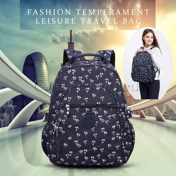 

Quality Women Backpack Girls Kipled Nylon Backpacks Mochila Feminina Female Travel Schoolbag High capacity bag