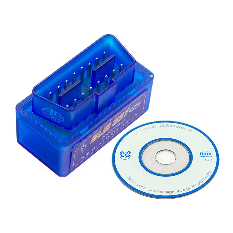 Супер Мини elm327 Bluetooth V2.1/V1.5 Obd2 автомобильный диагностический инструмент Elm 327 Bluetooth для Android/symbian для OBDII протокол