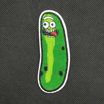 

Funny Pickle Cucumber Vegetable Appliques DIY Iron on Patch for Garment Apparel Clothes Accessories
