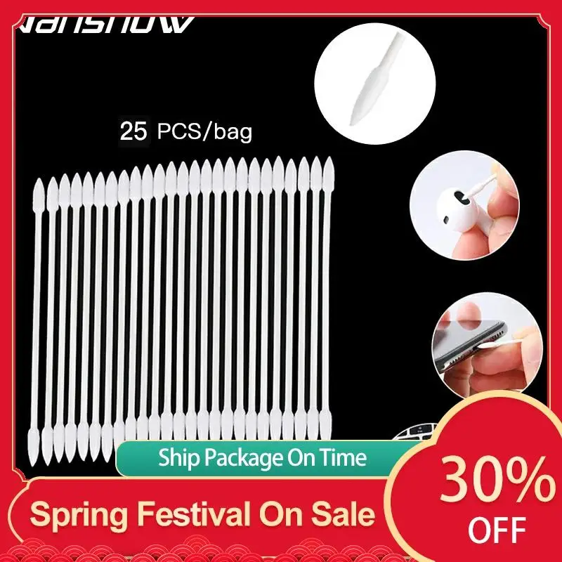 TO-KILLO 1Set Disposable Cotton Stick Clean Brushes Cleaning Tools Kit for Apple Airpods 1//2 Case Earphone Phone Charge Port Cleaner