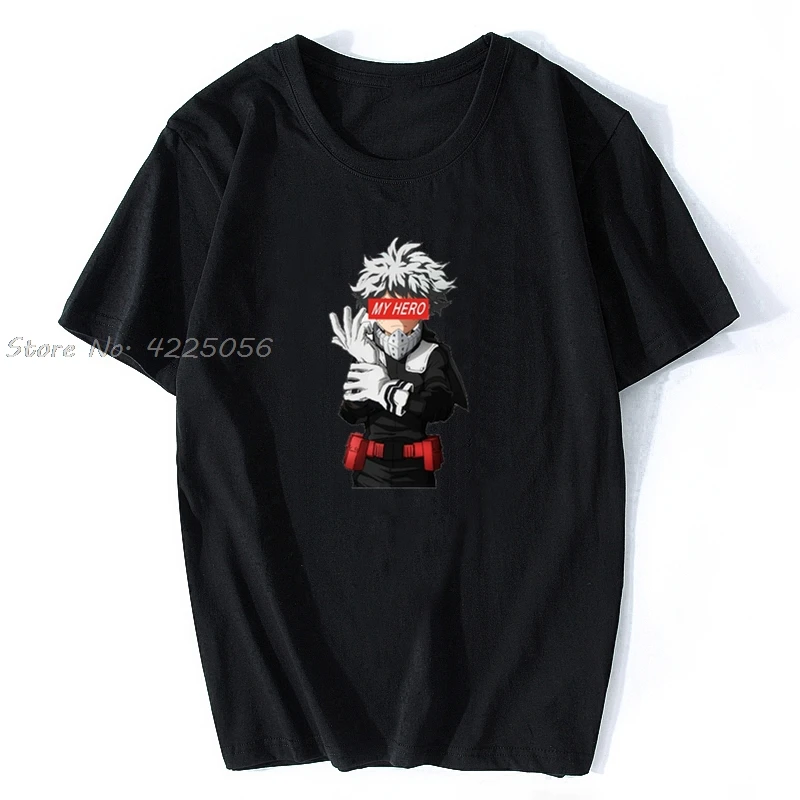 Летняя футболка Hypebeast Midoriya My Hero академия повседневные мужские футболки хлопковые