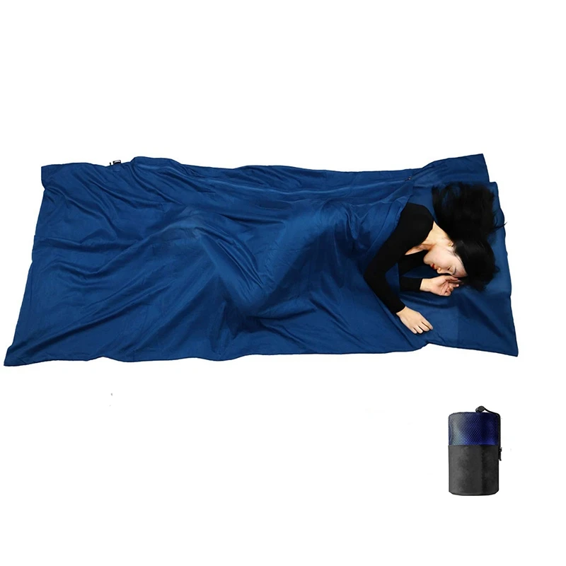 Microfiber Sleeping Bag Liner Travel Bed Sack Lightweight Sleep Bag Liners for Adults,for Hotels, Traveling 36X87 Inch